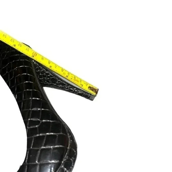 COLIN STUART PEEP TOE LEATHER PUMPS - Picture 11 of 11